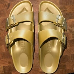 Gold Birkenstocks